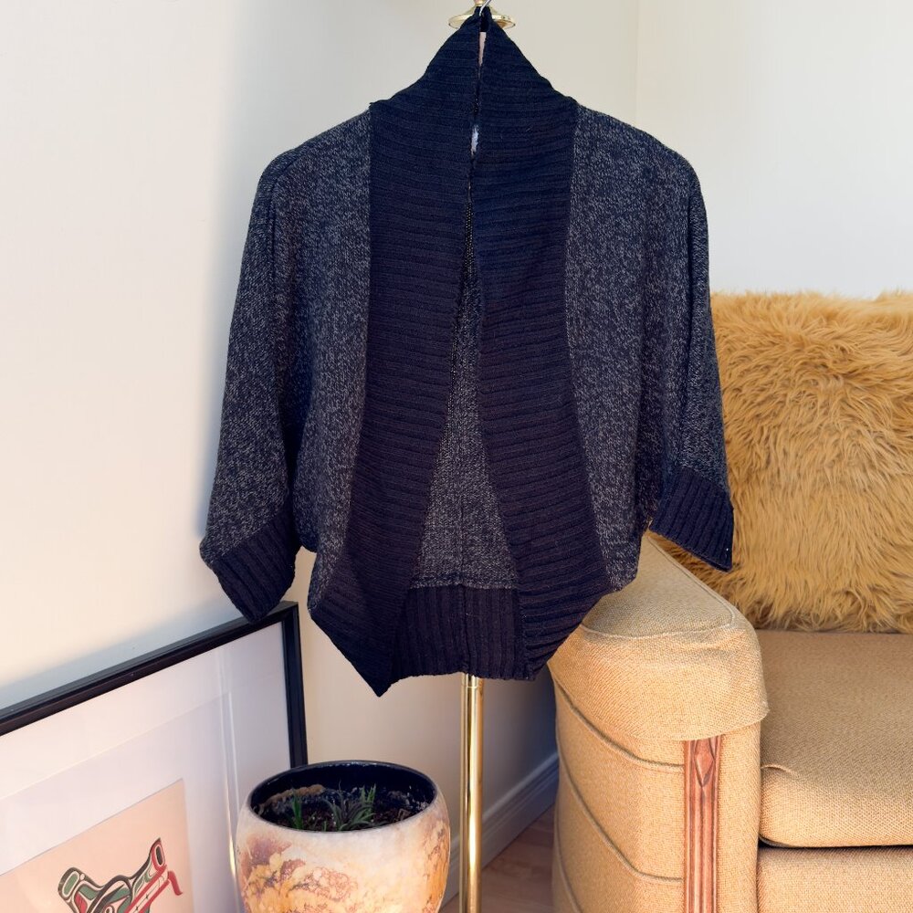 Vintage Y2K Extra Touch Short Sleeved Shawl Cardigan Knit| US 2X